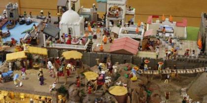 El singular Pesebre Playmobil que han montado en Castelldefels