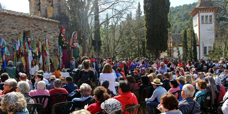 Ofici religiós a l'Aplec de Sant Medir. FOTO: TOT Sant Cugat