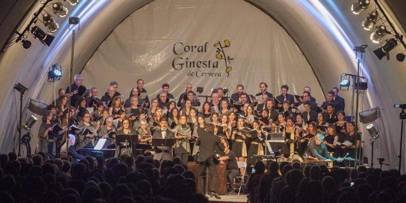 Concert sota l'autovia a Cervera