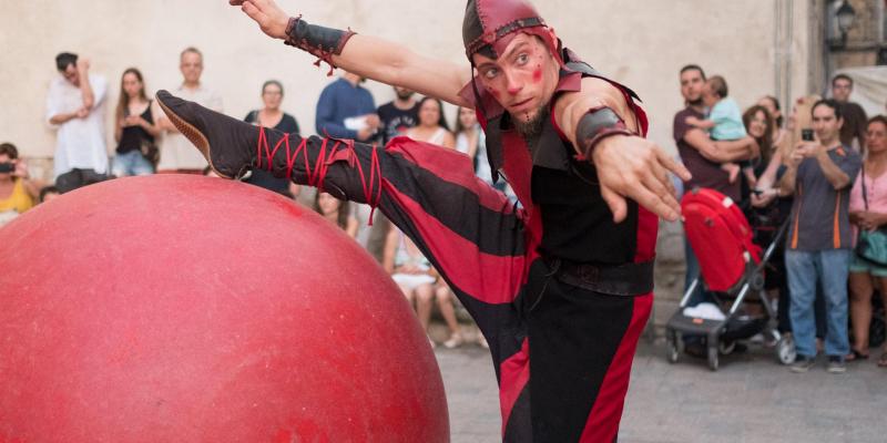 Un dels espectacles de la Festa del renaixement, en una edició anterior